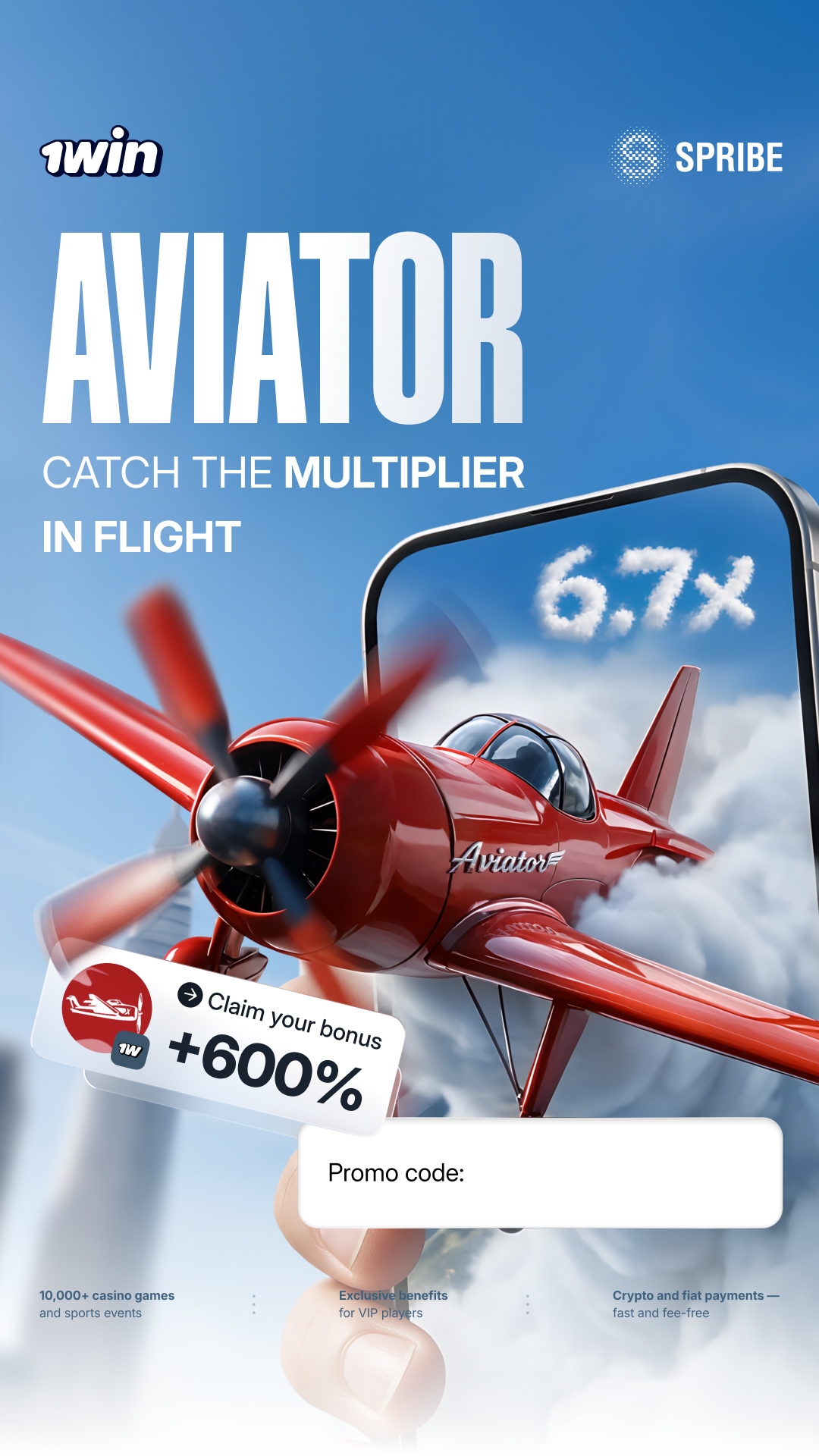 Catch your luck with Aviatrix and a 600% first deposit bonus